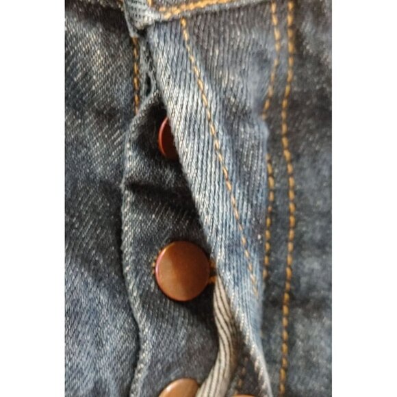 Baldwin The 76 Mid-Rise Tapered Jeans Blue Size 30X30 Button Fly Made  in USA - Picture 3 of 4